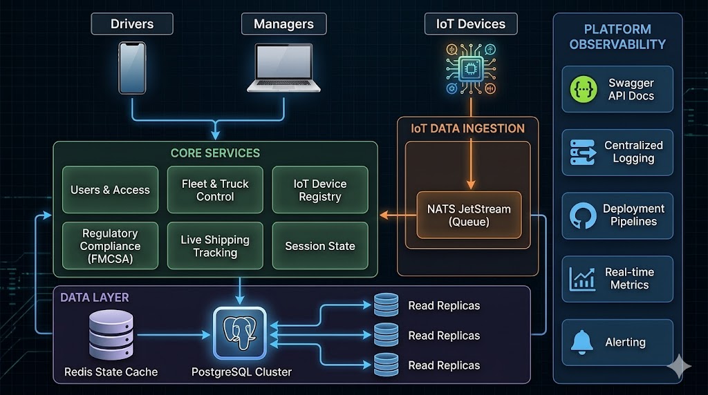 Live fleet ops — less phone tag, faster compliance handoffs