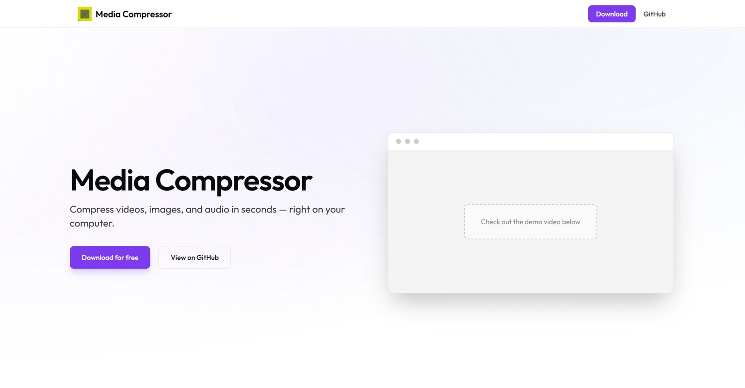 Cross-platform compressor + download funnel — MVP in weeks